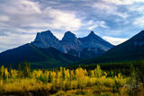 Beautiful picture of sisters in Blue in the Canadian Rockies for sale as a fine art photography  print.
