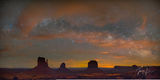 Monument Valley Summer Sky print
