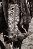 Gal Leg Boot and Spur print