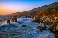 California Coast Photo Sunrise