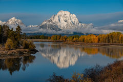 Mount Moran Autumn Snow