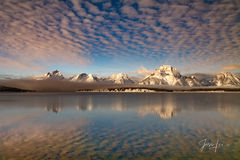 Winter Cloud Reflection