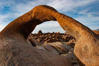 Arch in Alabama Hills, California, photo, print,