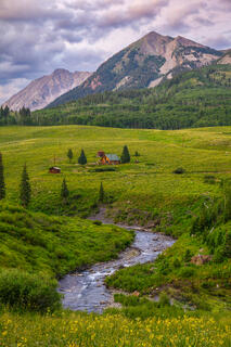 Colorado, photo, print, alpine stream, photography, print,