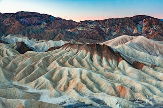Colorful hills of Death Valley in California.   Desert Photography Print, california, photos,  prints,