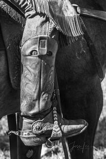 Cowboy Black and White Photo Print
