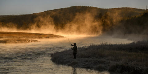 First Cast — Fly Fishing the Madison River at Dawn