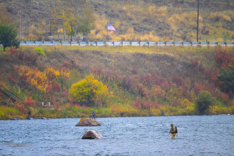 Stars and Stripes on the Madison — Fly Fishing Montana in Autumn