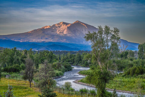 Mt Sopris and the Fork