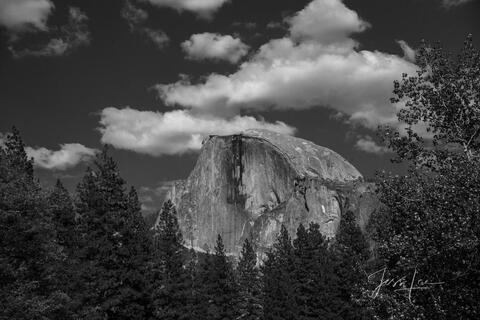 yosemite, spring view, half dome,, california, photo, print,