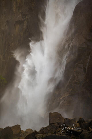 Lowerr Yosemite Falls, California, photo, print,