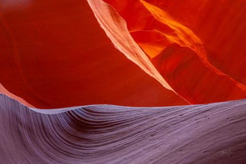 slot canyon, Antelope Canyon, light beams,