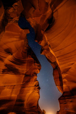 slot canyon, Antelope Canyon, light beams,
