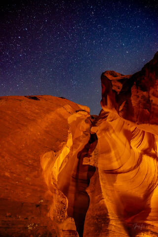 slot canyon, Antelope Canyon, light beams,