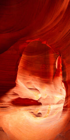 slot canyon, Antelope Canyon, light beams,
