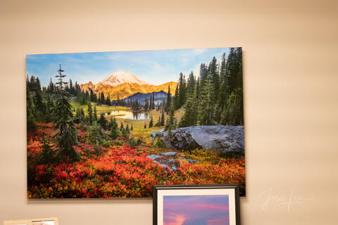 40X60" Mt Rainier Autumn