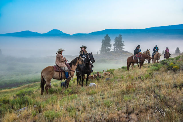 Before the round up cowboy meeting