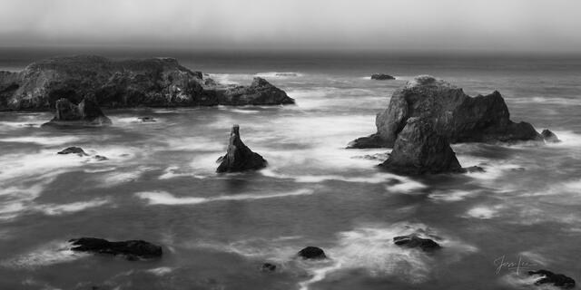 Black and White Beach Photos, California Coastline Photography, Beautiful Beach Photos