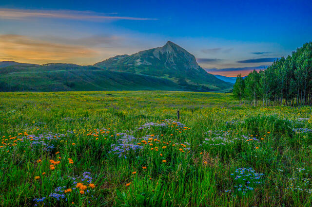 Colorado, photo, print, mountain, morning, photography print.