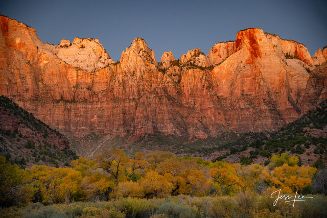 Zion National Park Courtyard of the Patriarchs Fine Art Photographic Print