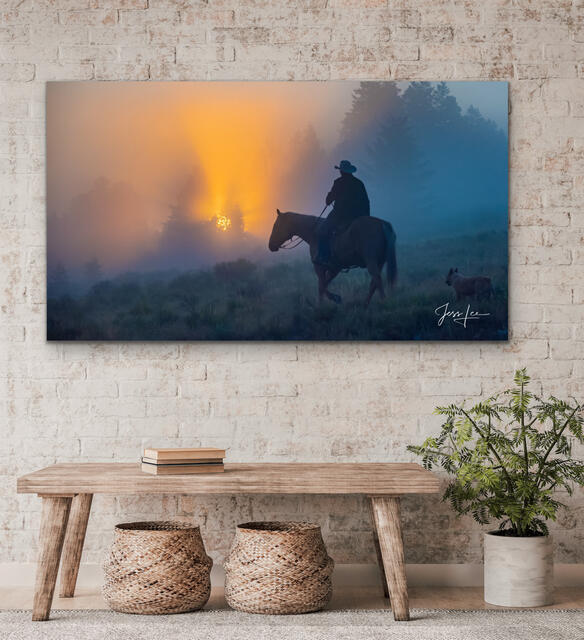 Cowboy Photography Prints. Pictures available as an Acrylic, Metal, Canvas, or Fine Art Paper limited edition wall art prints.