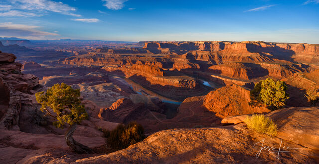 Deadhorse point overlook of the Colorado River