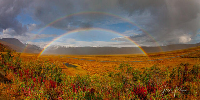 Alaska Double Rainbow