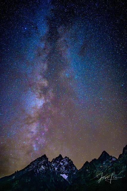 A Grand Teton photo fine art print of beautiful Photography and Pictures in large format museum-quality Acrylic or metal wall art
