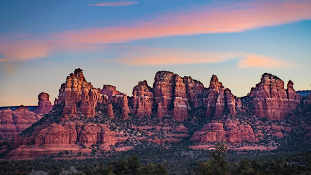 Sedona desert buttes picture Desert Photography Print