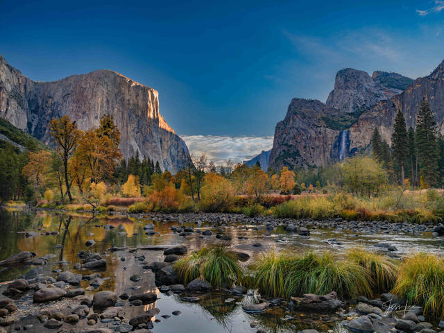 Yosemite Photography Print of Valley View in Autumn 