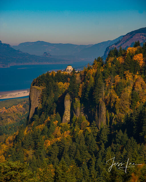 Gorge autumn view
