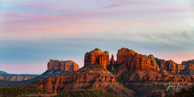 Pred dawn Photo of Cathedral Rocks