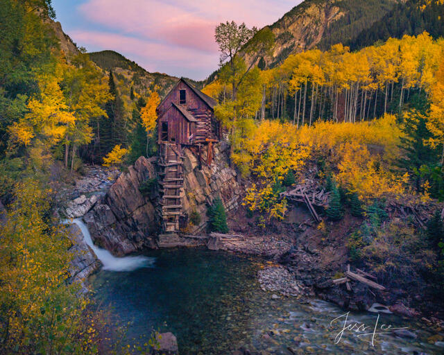 Crystal Mill Fine Art Print