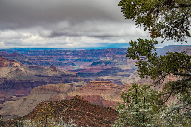 View of the Grand Canyon in Arizona. 