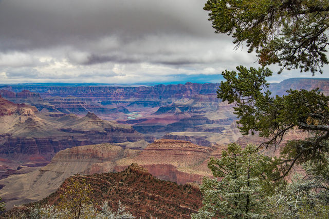 View of the Grand Canyon in Arizona.