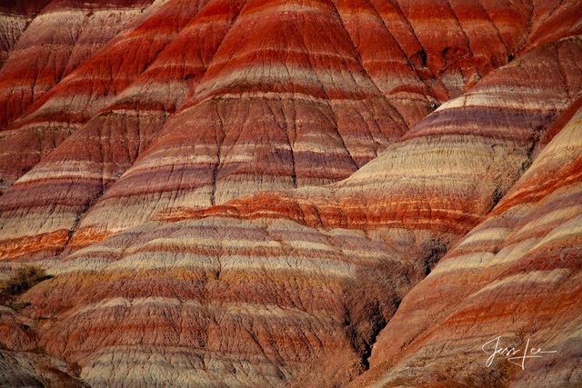 Sandstone patterns in Red Rocks country in Utah. 