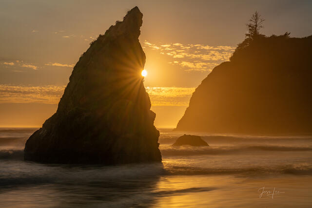 Sunburst at Ruby Beach