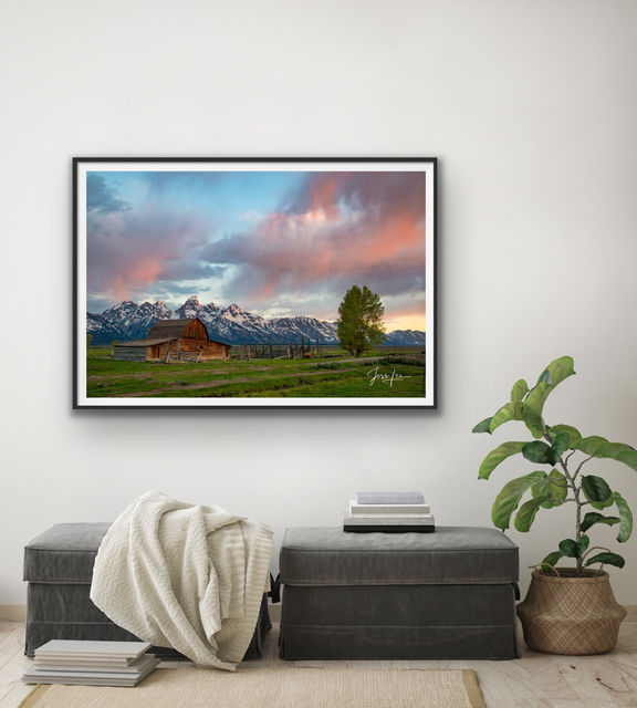 Teton Morning Wall Art Print