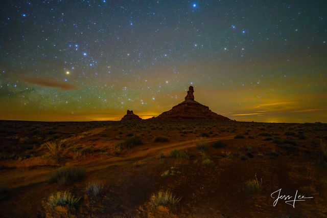 Valley of the Gods by Starlight