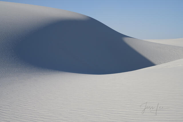 White Sands National Park Sand Dune Picture   Desert Photography Print