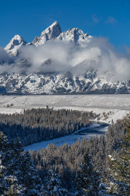 Grand Teton Photography of Teton winter in a Fine Art Limited Edition Print. Available as a framed or float mounted, ready to hang wall art.