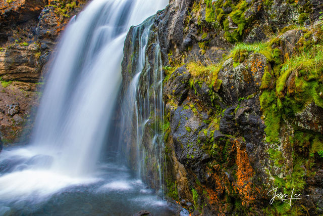 Yellowstone waterfall photography Print