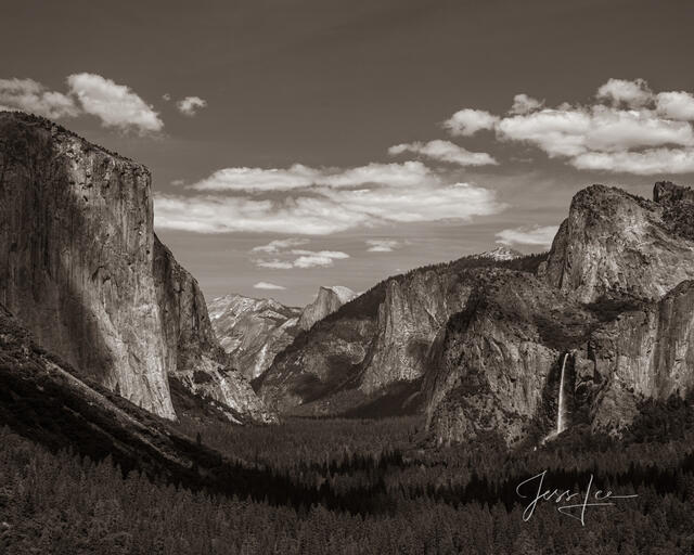 Tunnel View Sepia