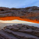 Arch of Fire — Mesa Arch at sunrise