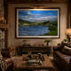 Madison River Wall Art — Fly Fishing Fine Art Print in a Western Den