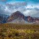 Red Rock- Clouds Nevada Photography Print