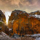 Red Wall Sunset, Zion Canyon