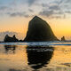 Haystack Twilight vertical