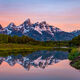 Teton Sunrise Reflecting in the Snake River