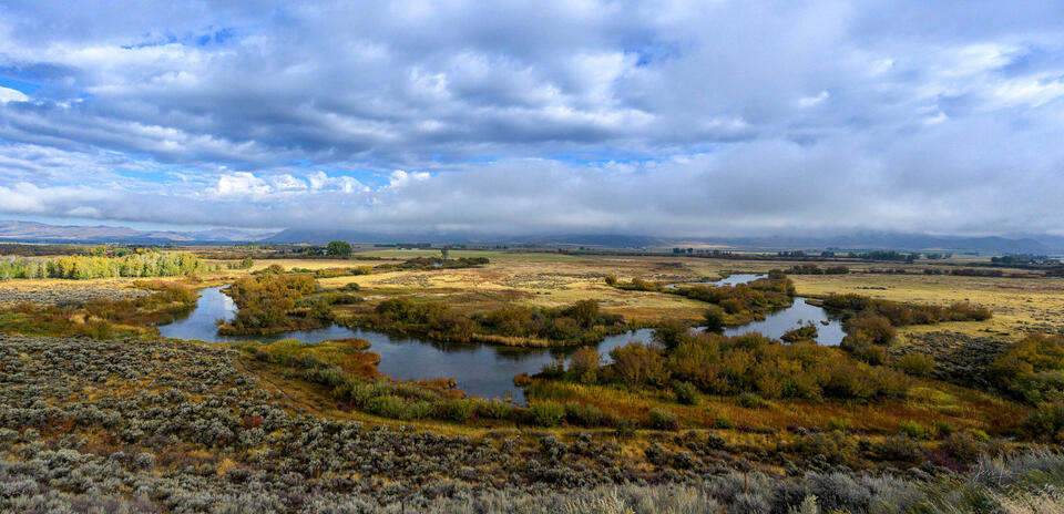 The Promised Water — Silver Creek, Idaho print